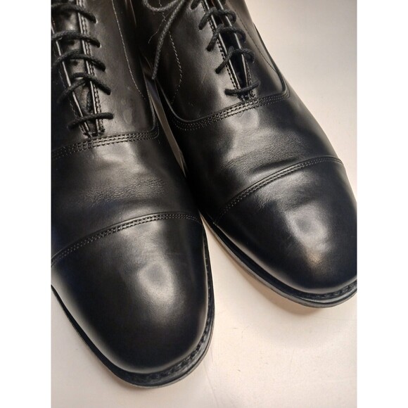 Allen Edmonds SZ 14 Park Avenue Cap-Toe Oxfords Black Leather Bench Welt - Picture 4 of 16